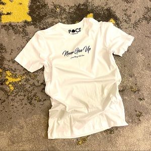 “NeverGiveUp” motivational T-shirt